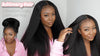 Newborn Hairline Invisi Strap 360 Lace Kinky Straight Wig 20''