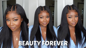 20 Yaki Straight 7x5 Glueless Lace Wig