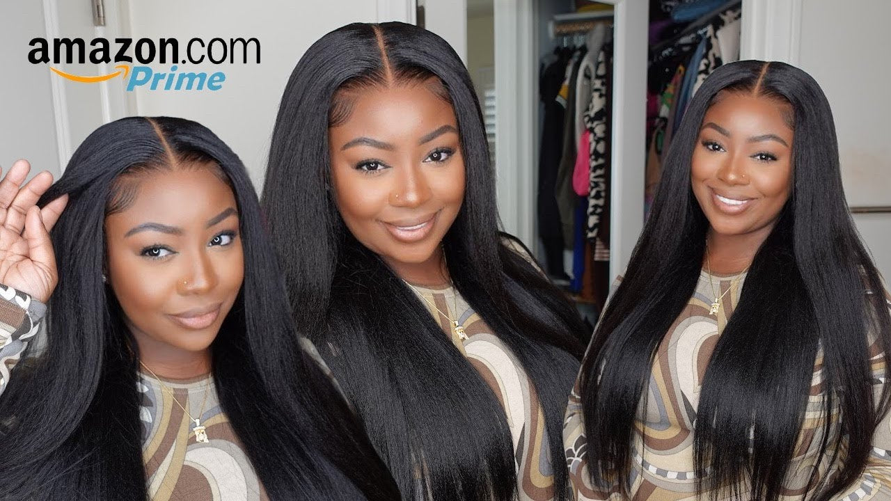 24" 5x5 Glueless Yaki Straight HD Lace Wig